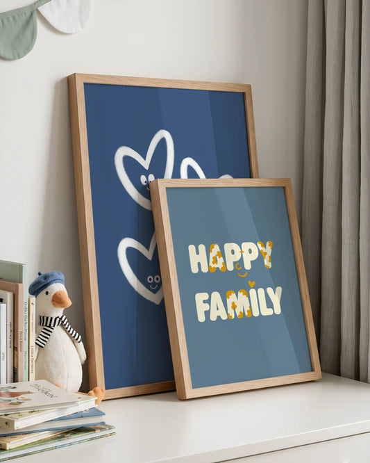 Affiche enfant Happy Family