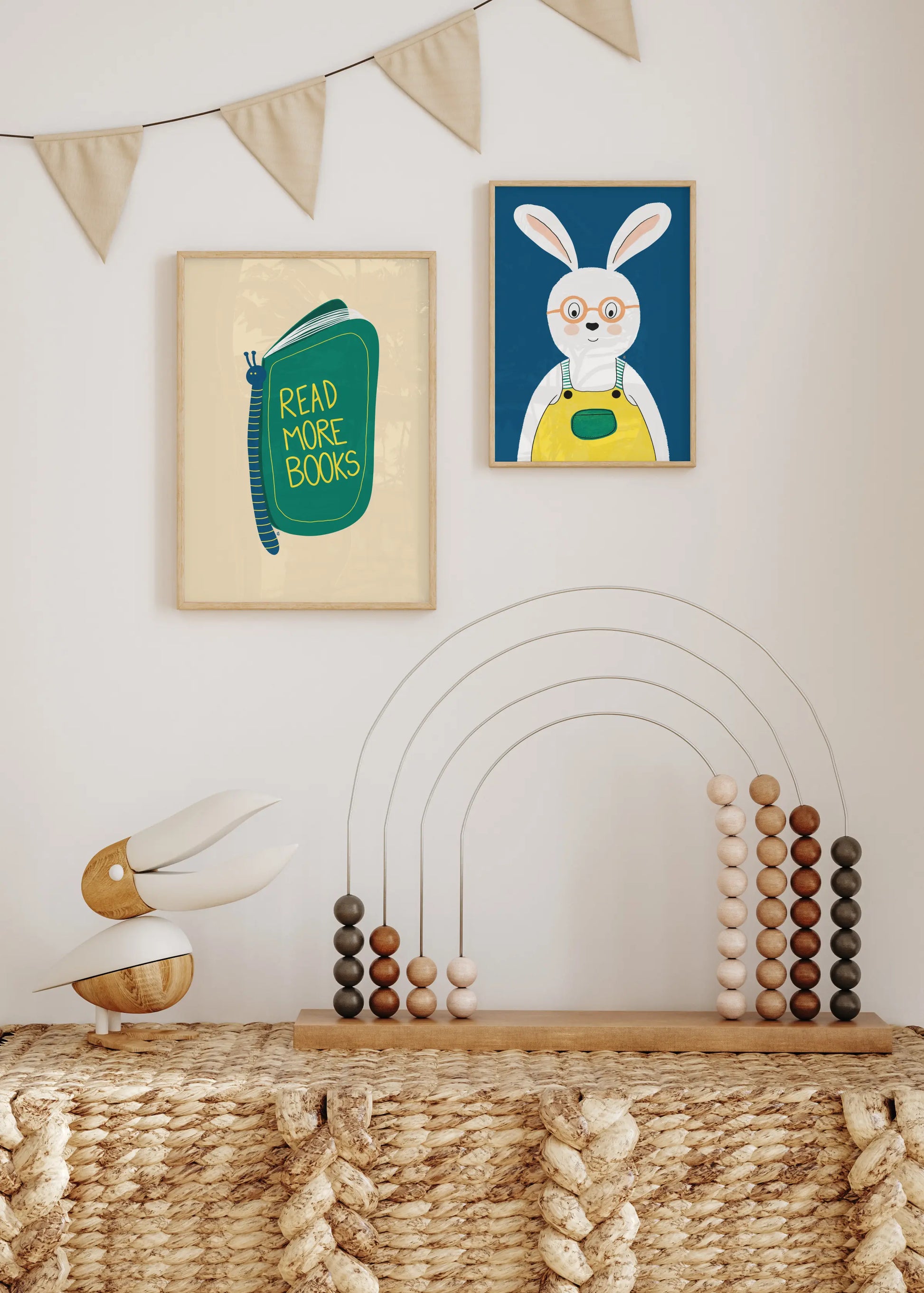 Láminas infantiles Libro mariposa + Min amigo conejo