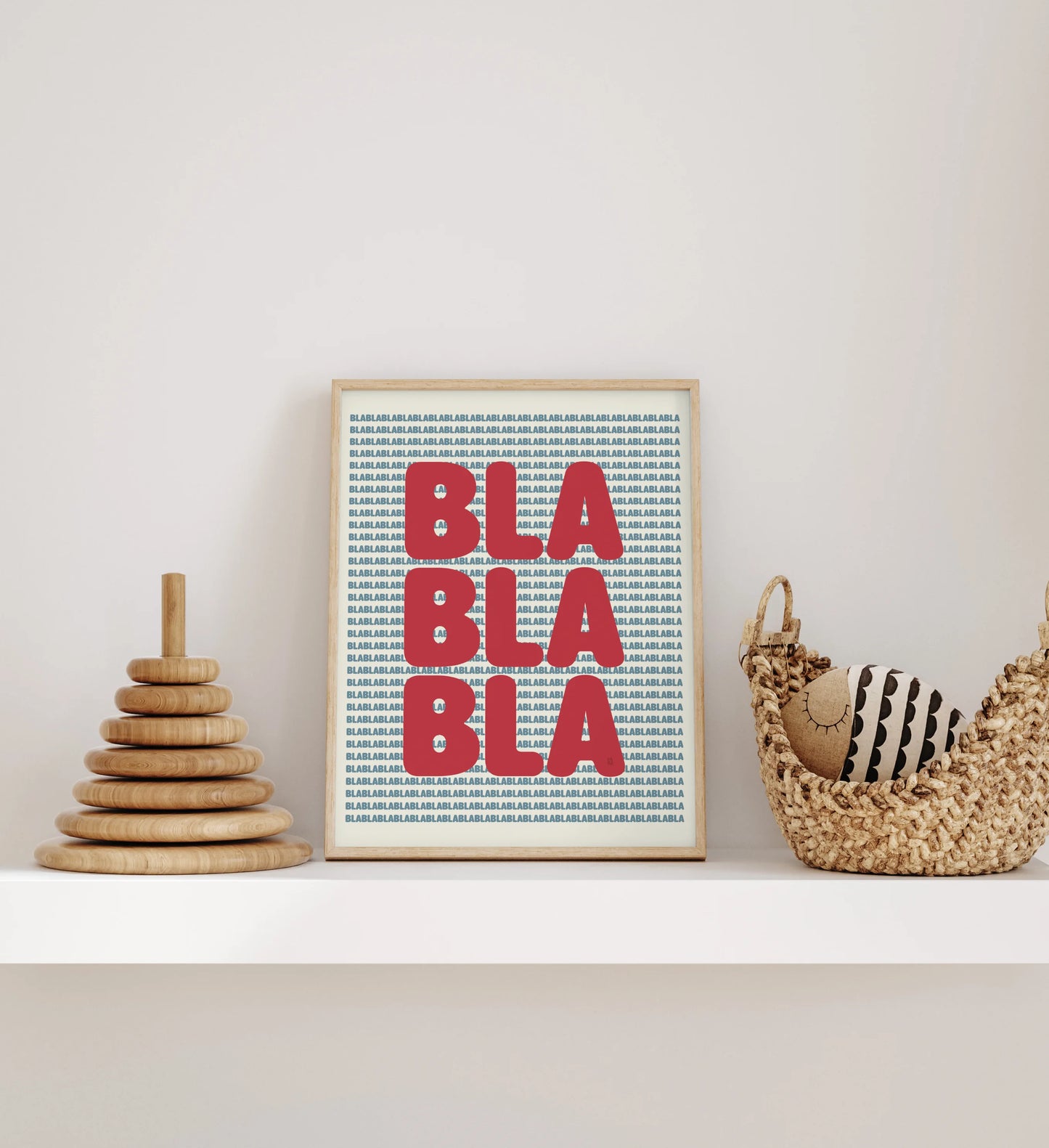 Lámina infantil Blablabla
