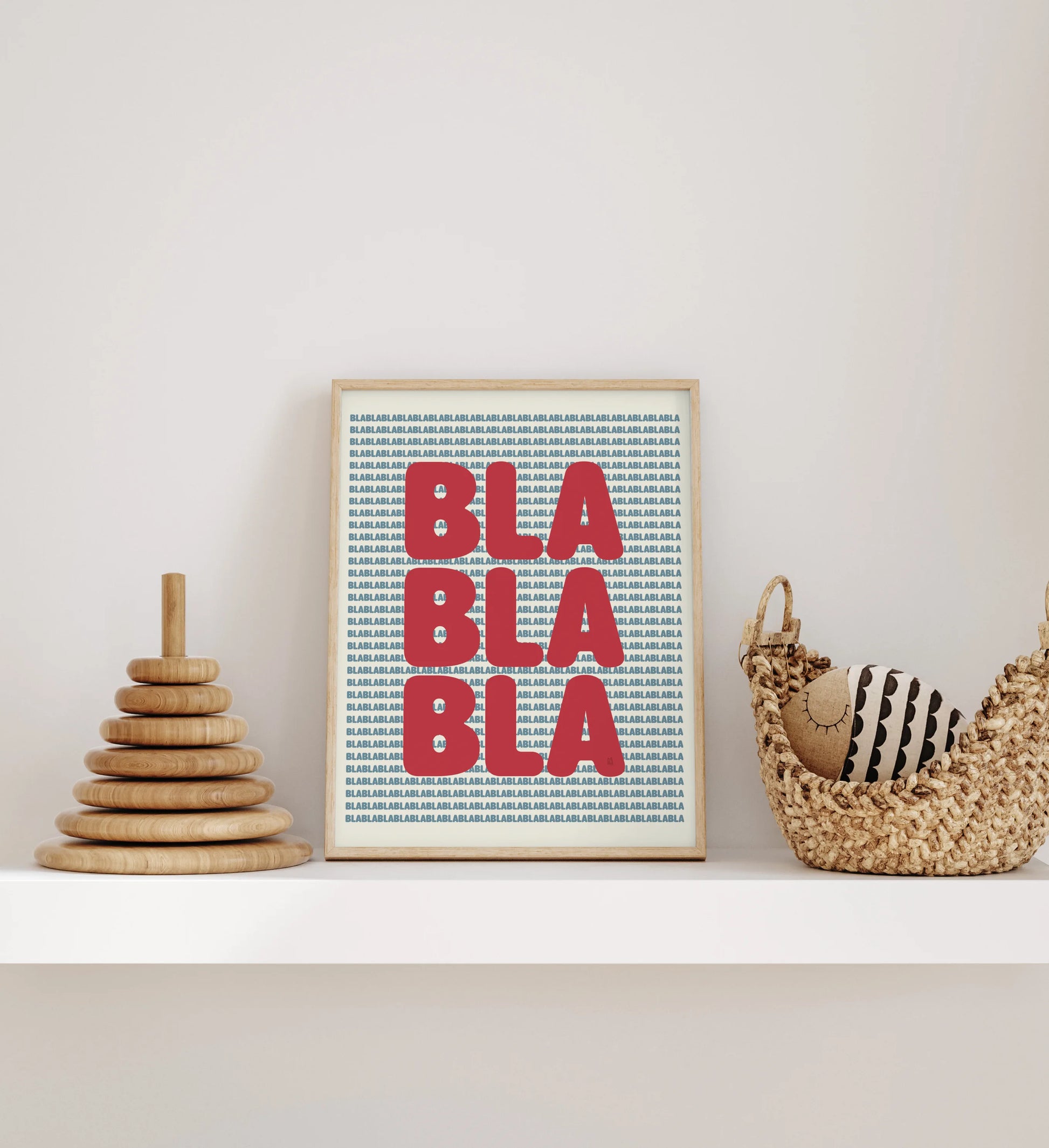 Lámina infantil Blablabla