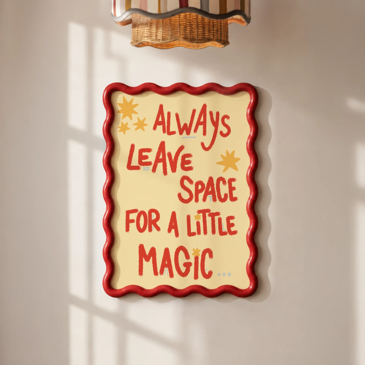 alt=Poster encadré Magic