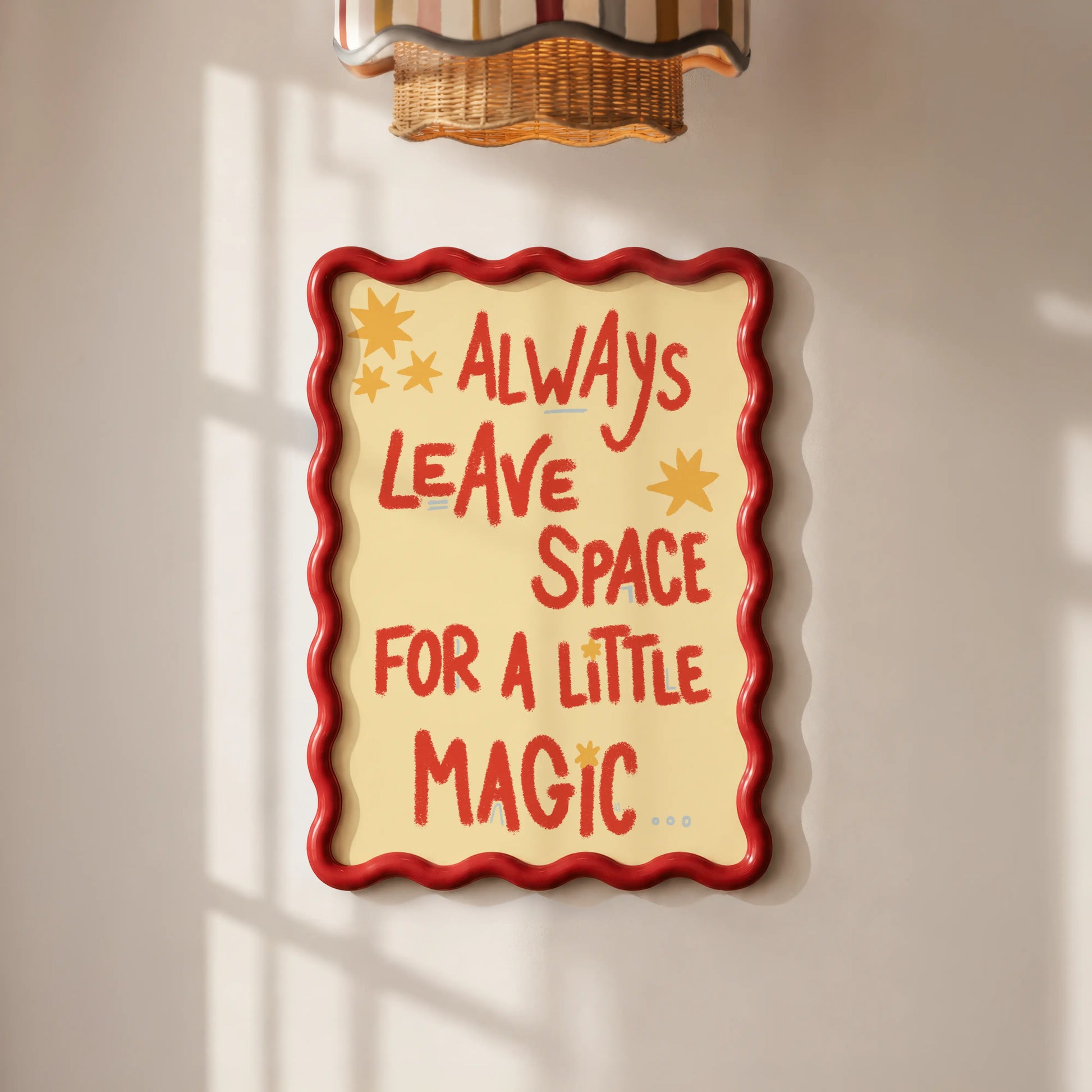 alt=Poster encadré Magic