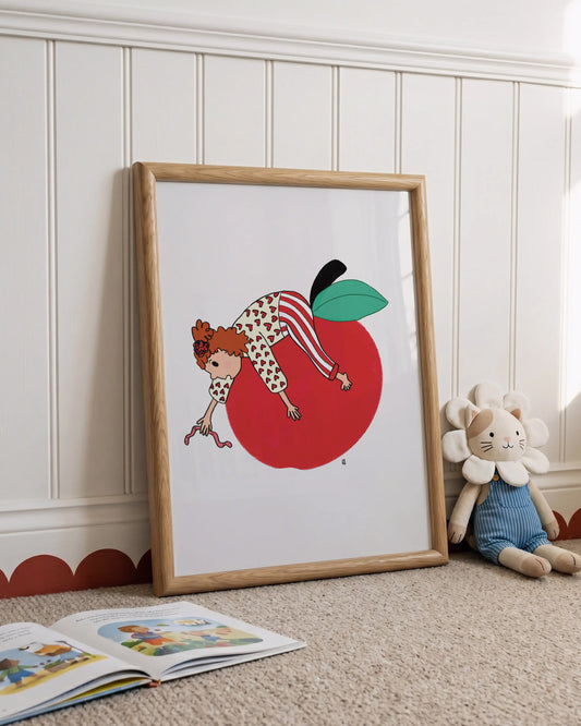 alt=affiche the girl and the apple