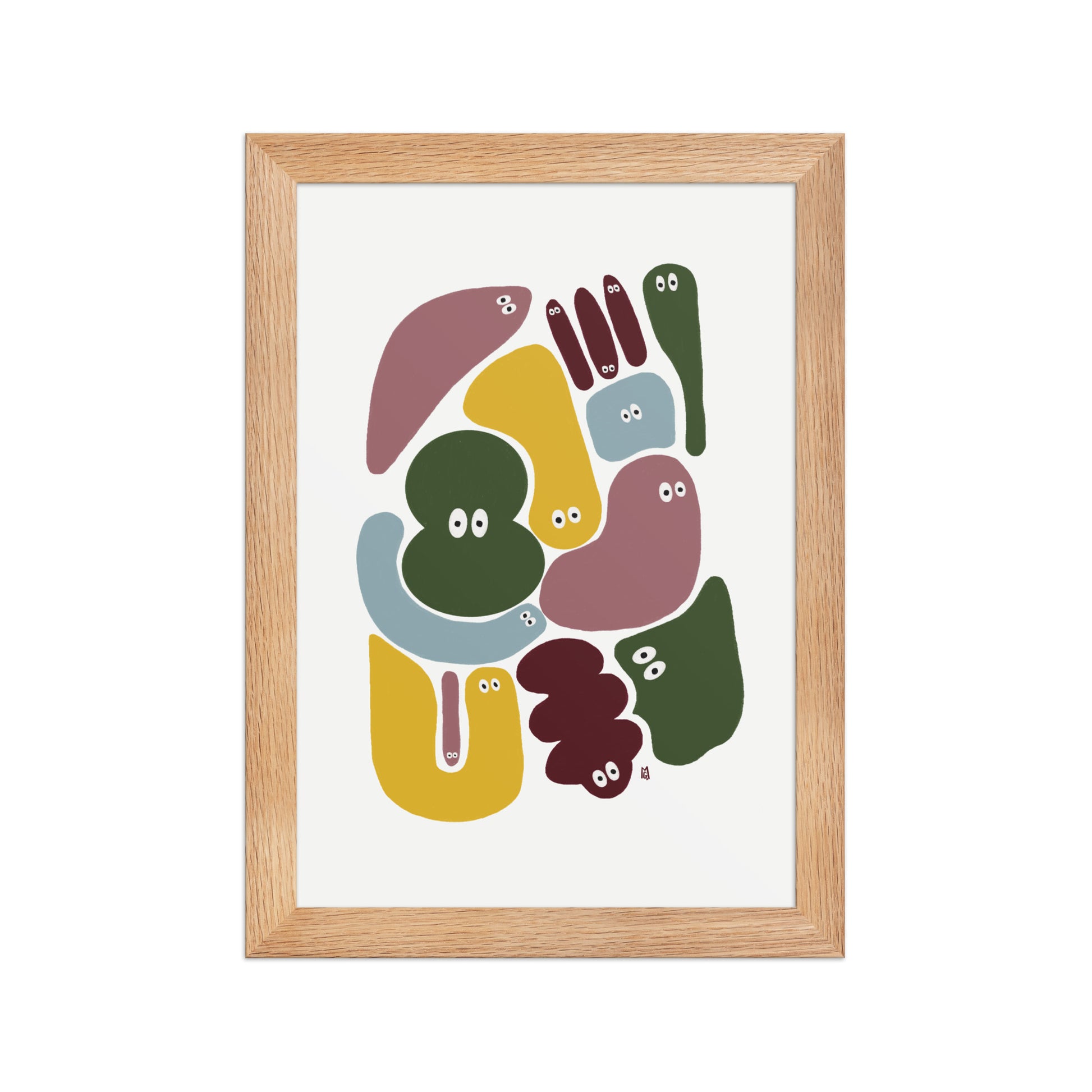 Alt= poster encadré Petites bêtes