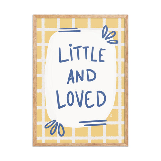 alt = Póster Little and Loved - Kago Studio