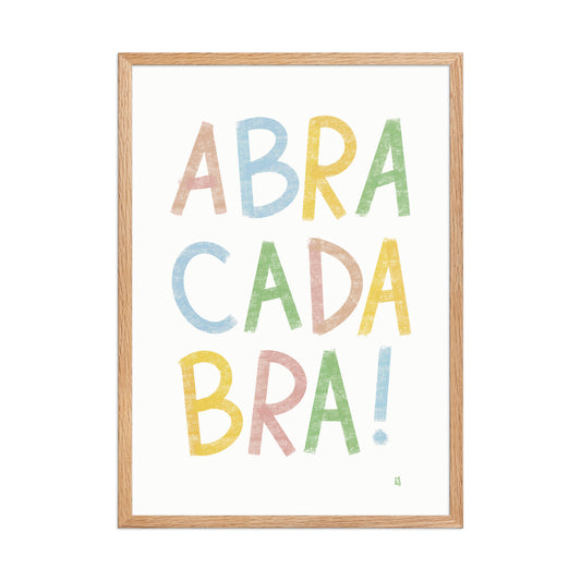 alt = Póster  infantil abracadabra - Kago Studio