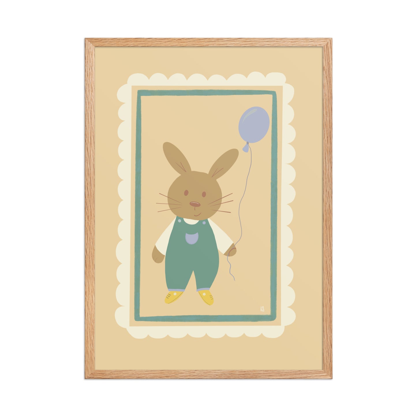 alt= Póster Día de juego con marco - Kago Studio