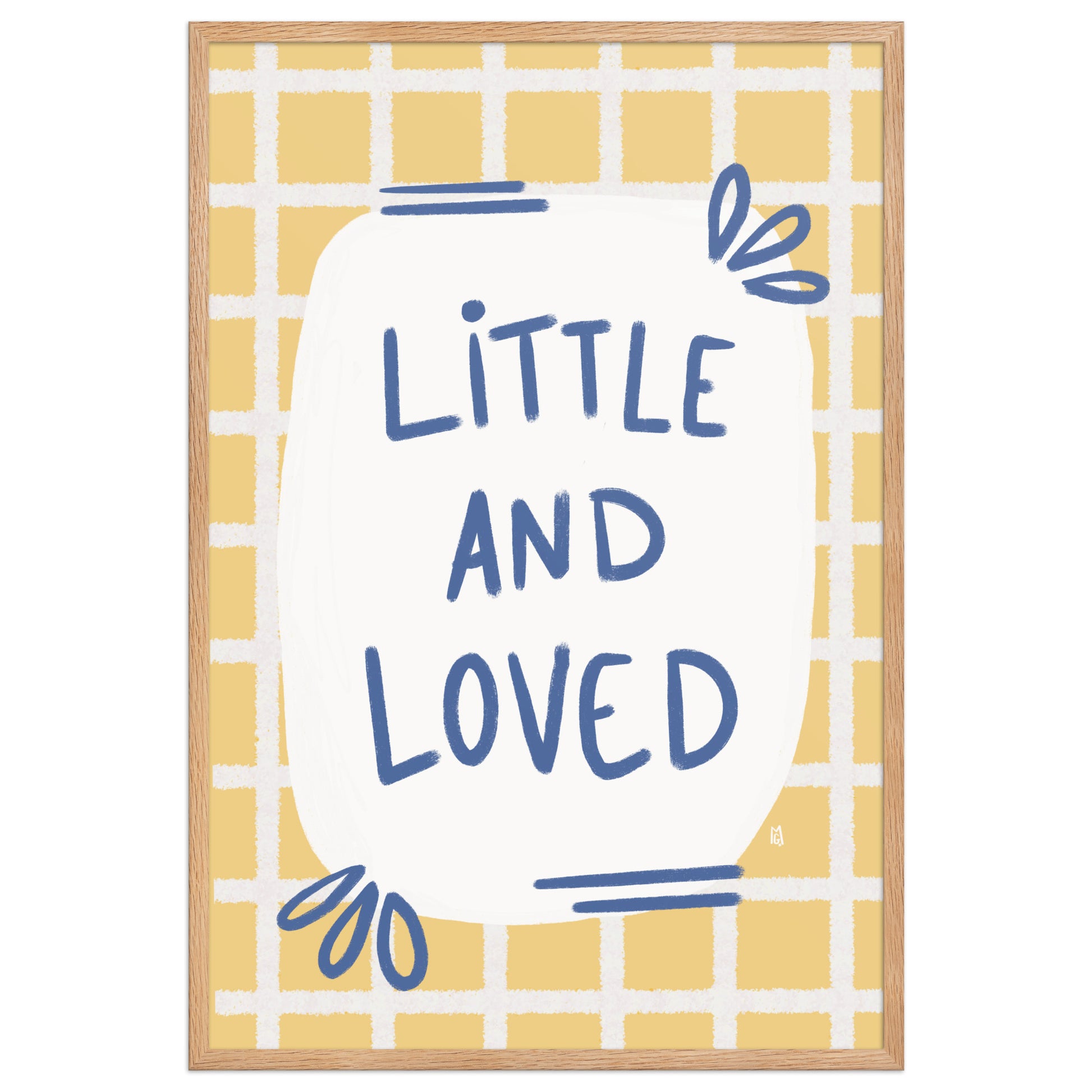 alt = Póster Little and Loved - Kago Studio