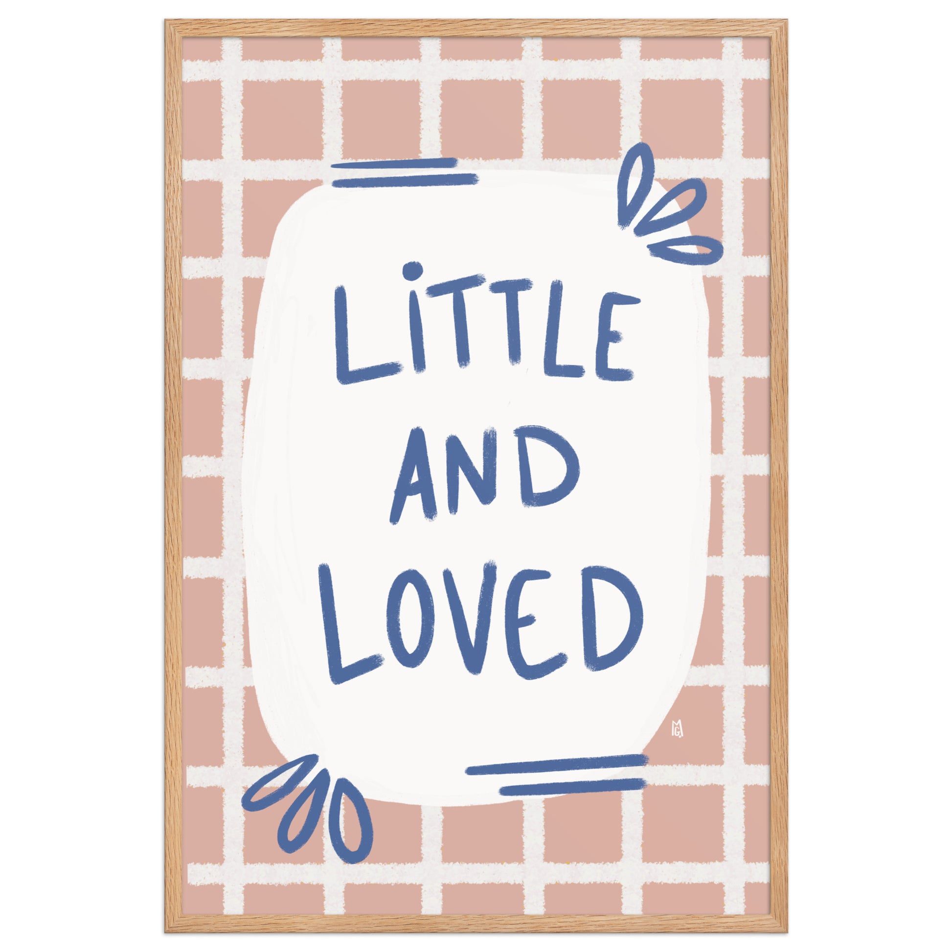alt = Póster Little and Loved - Kago Studio
