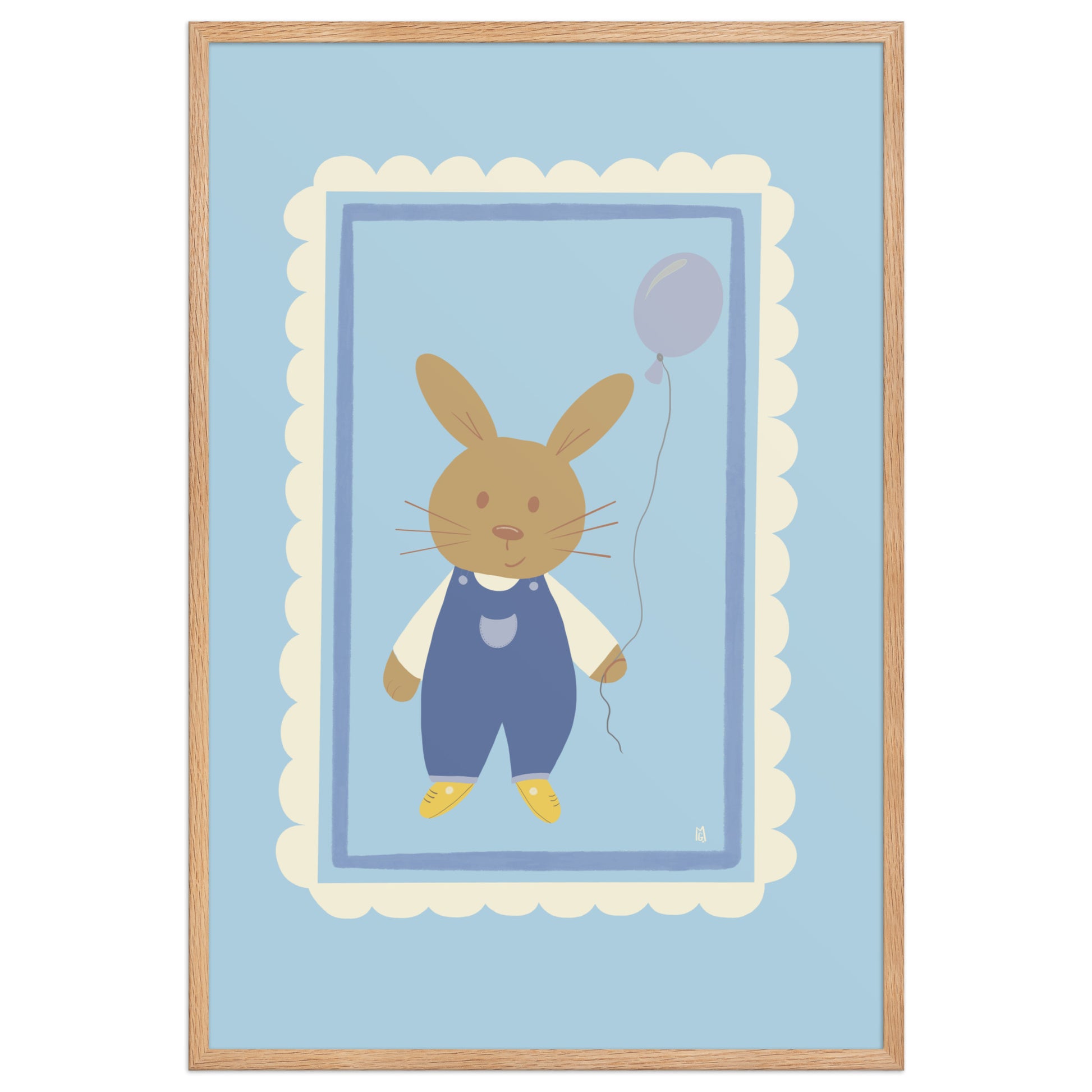 alt= Póster Día de juego con marco - Kago Studio