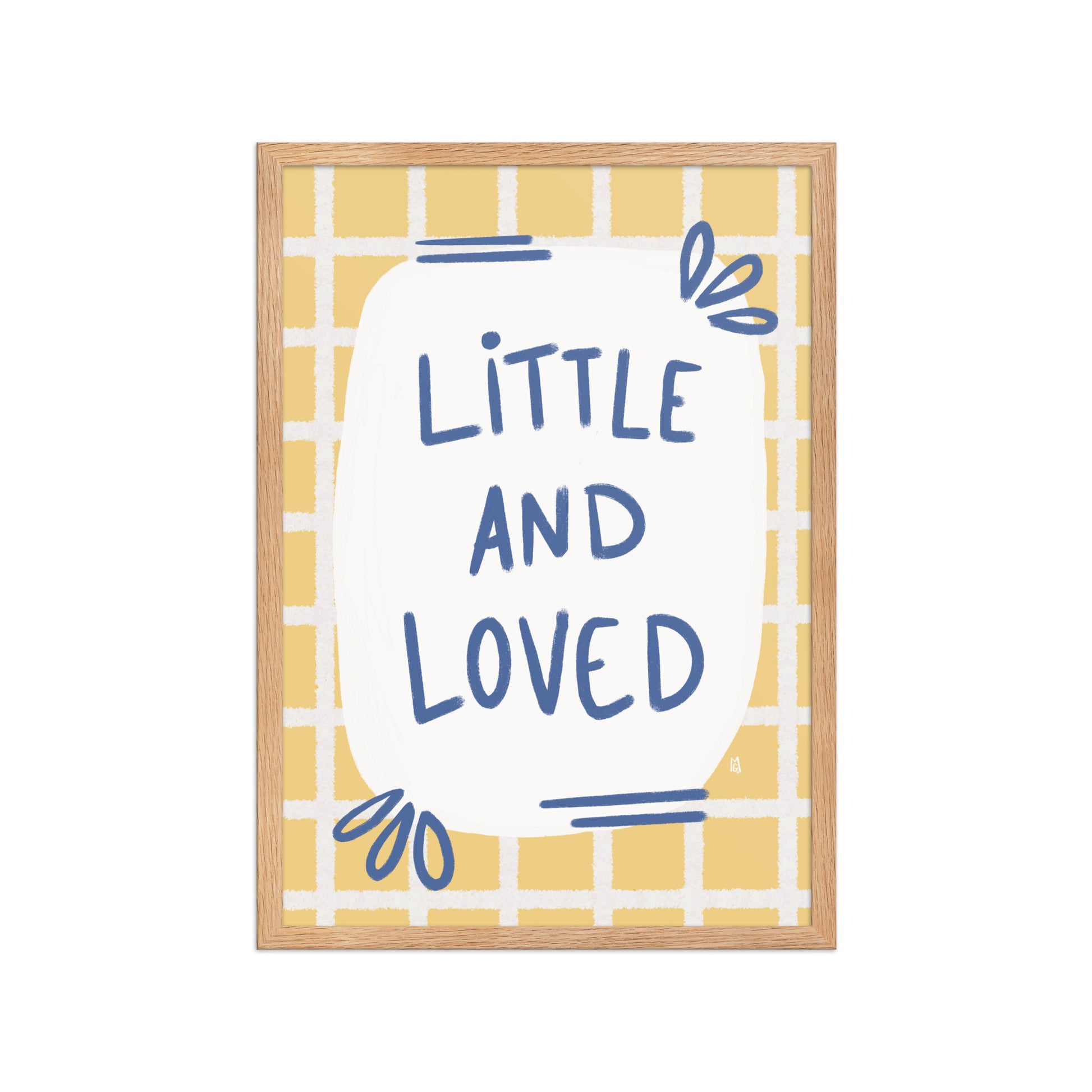 alt = Póster Little and Loved - Kago Studio