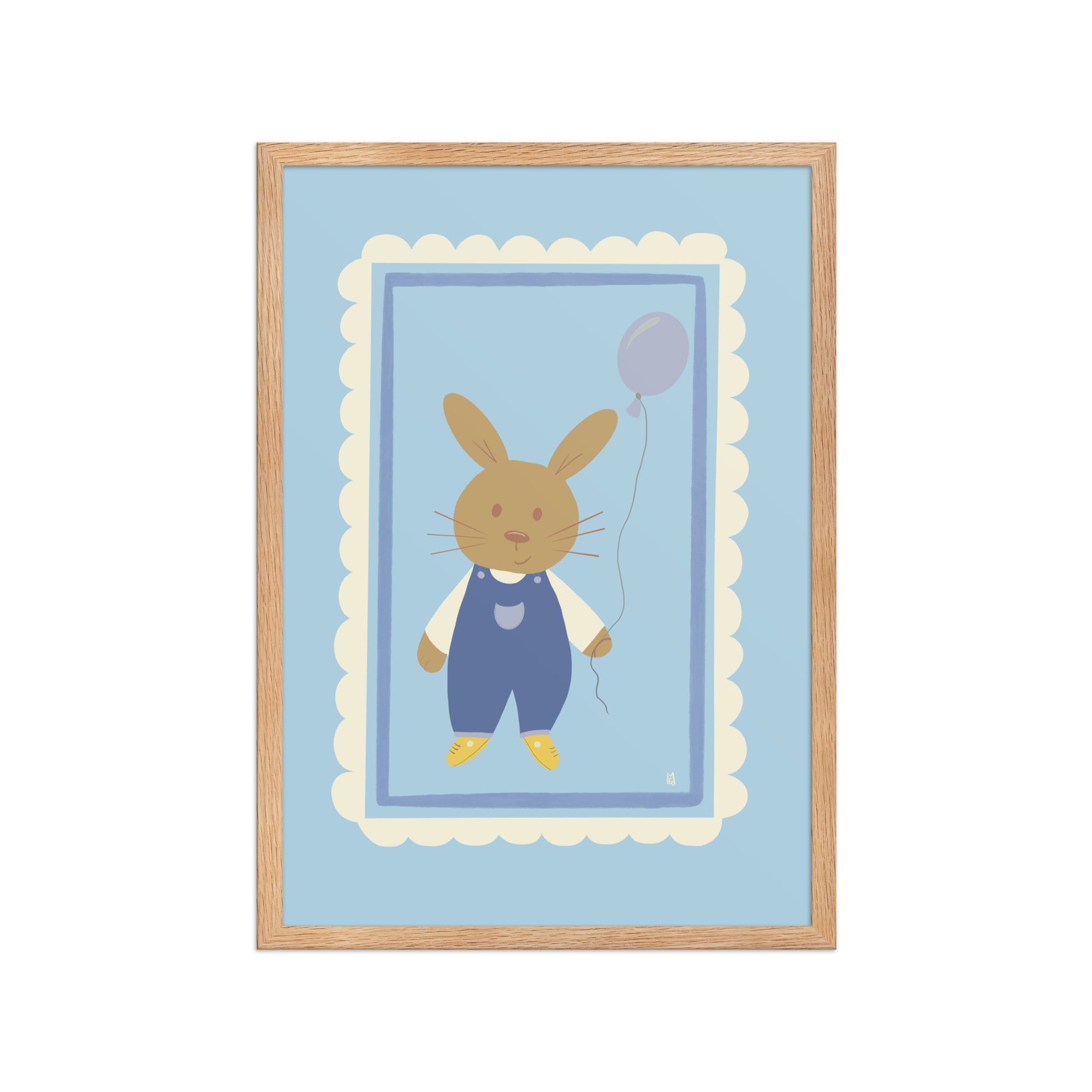 alt= Póster Día de juego con marco - Kago Studio
