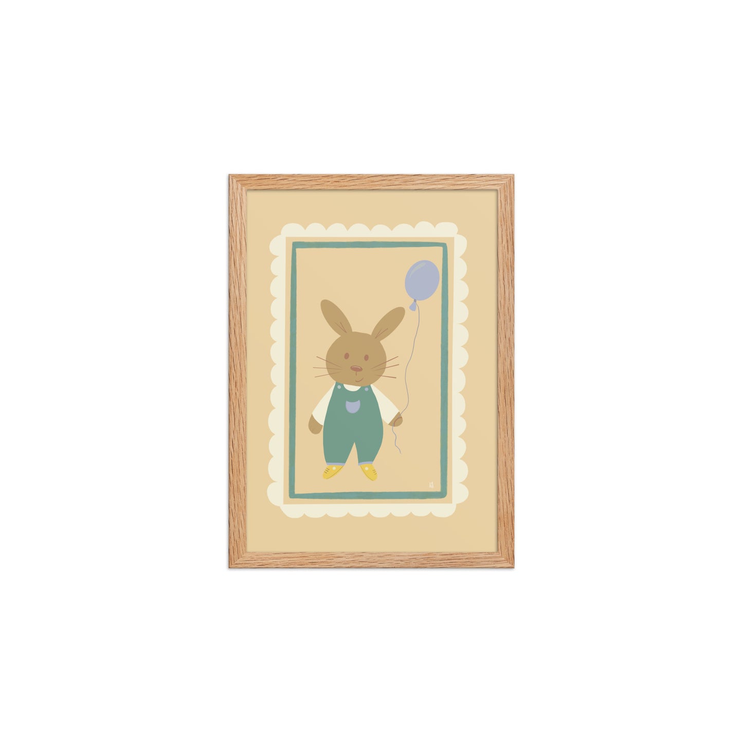 alt= Póster Día de juego con marco - Kago Studio