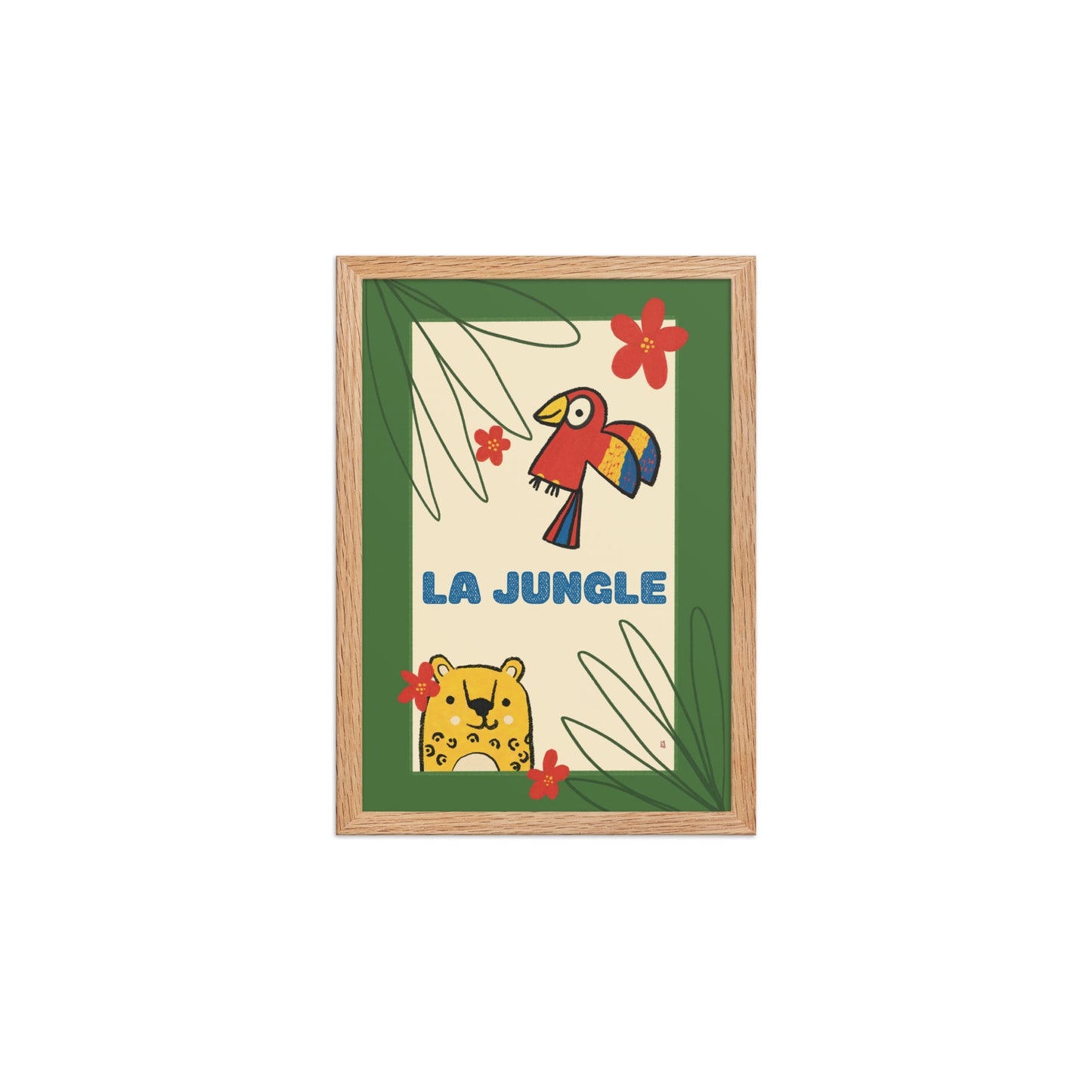 alt=Poster La Jungle Encadré
