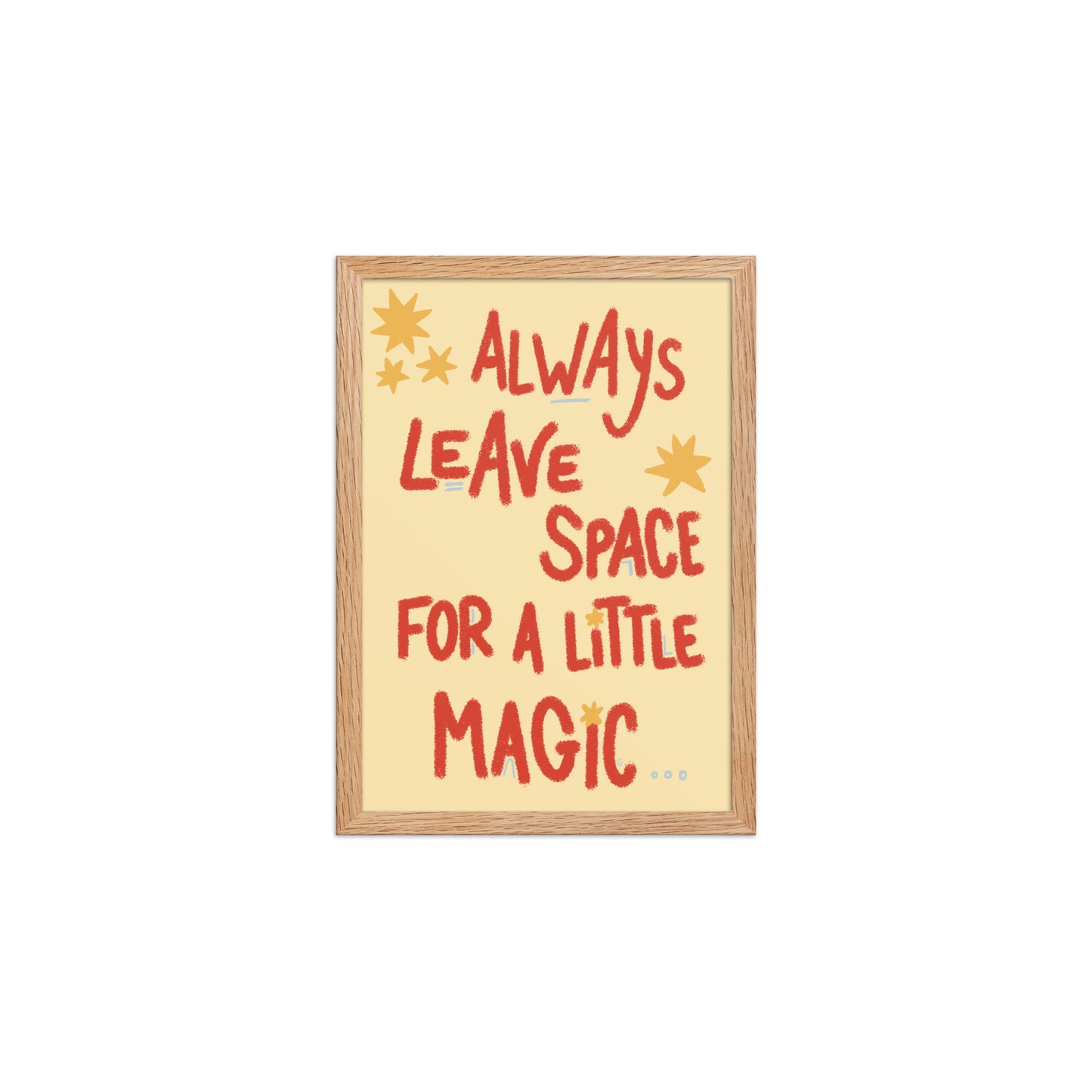 alt=Poster encadré Magic
