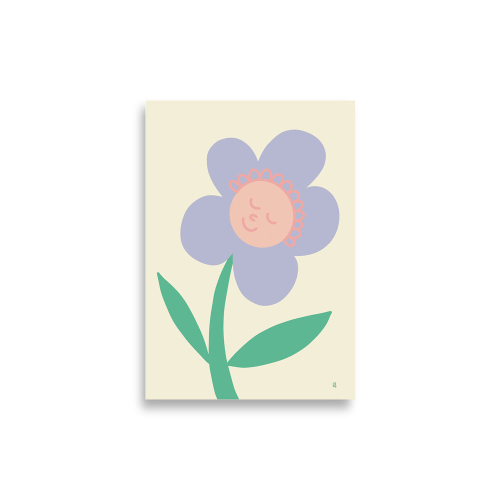 alt="Póster infantil Primavera en papel mate grueso – decoración divertida y original para habitación de niños"