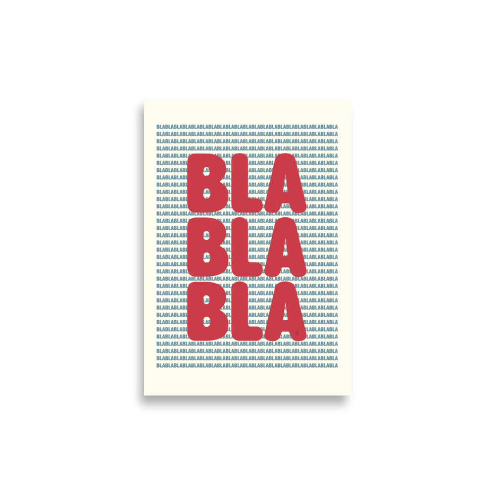 Lámina infantil Blablabla