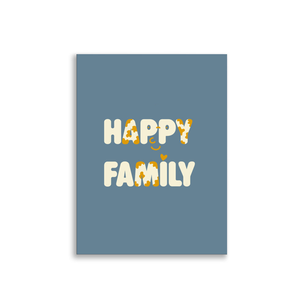 Lámina infantil Happy Family