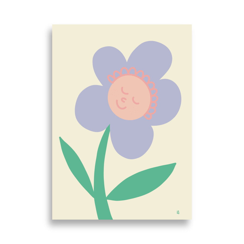 alt="Póster infantil Primavera en papel mate grueso – decoración divertida y original para habitación de niños"