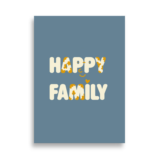 Lámina infantil Happy Family