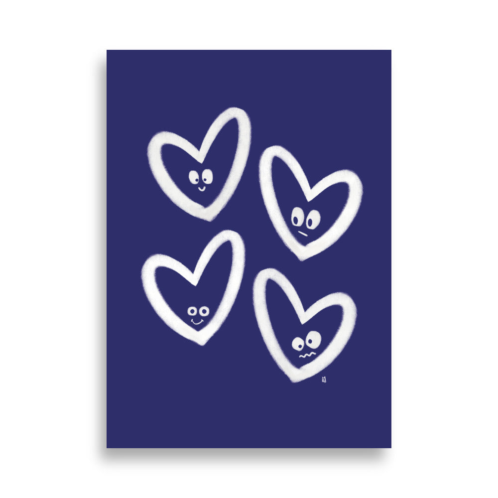 alt=Poster Coeurs rieurs - m