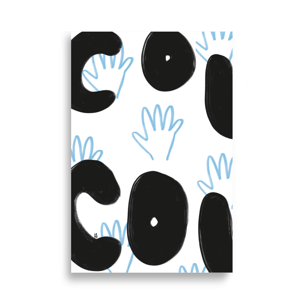 alt="Póster infantil Coucou en papel mate grueso – decoración divertida y original para habitación de niños"