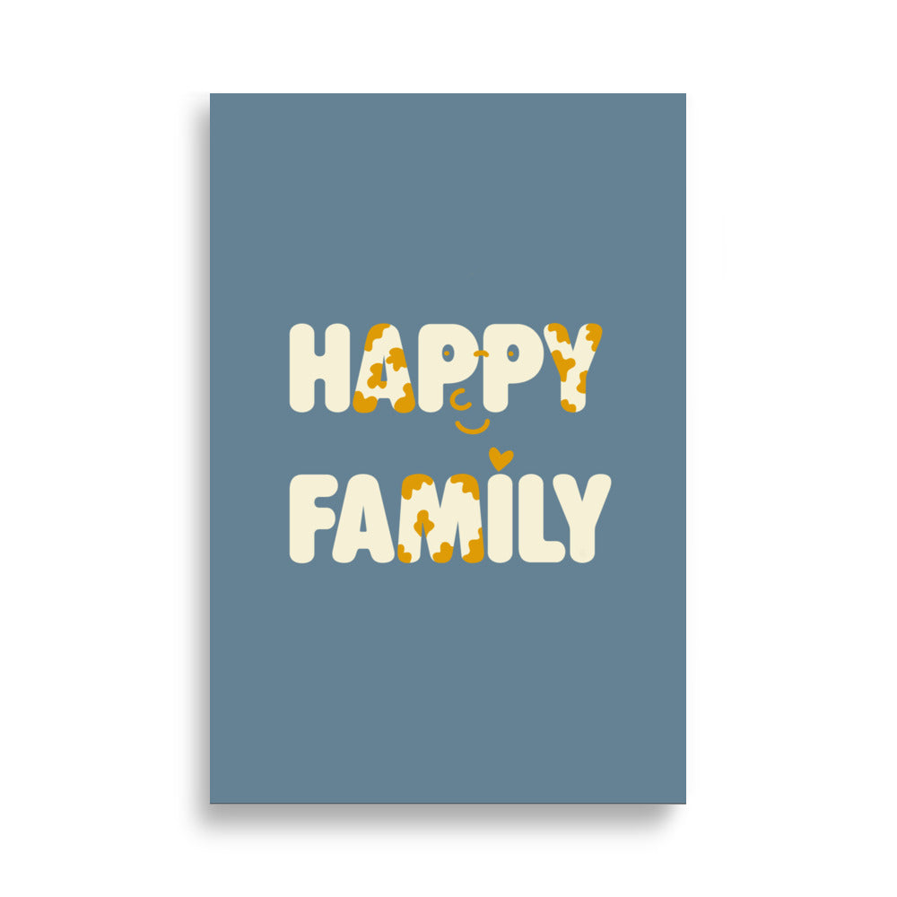 Lámina infantil Happy Family