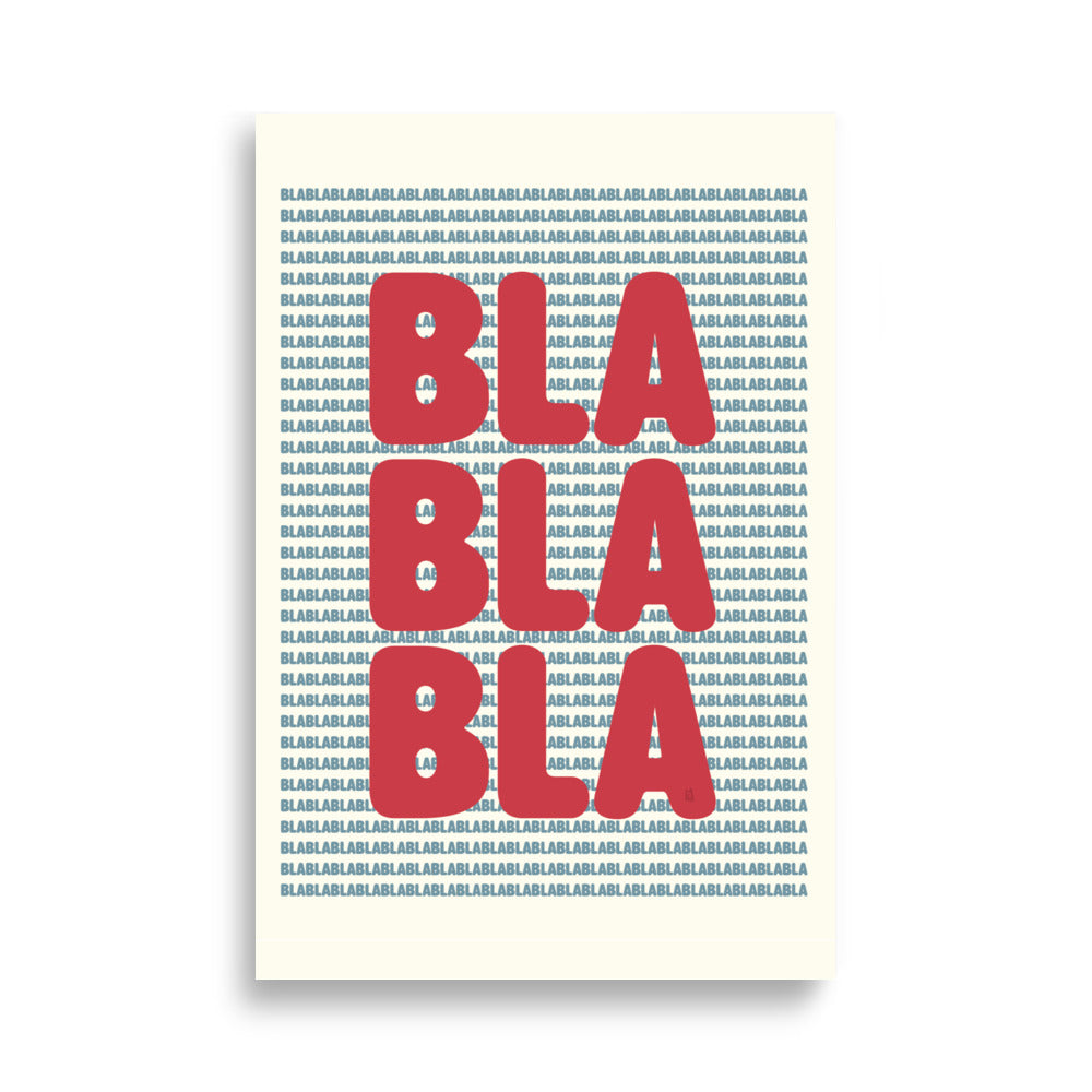 Lámina infantil Blablabla