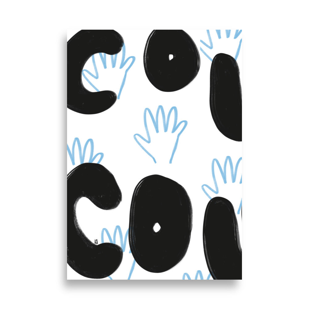 alt="Póster infantil Coucou en papel mate grueso – decoración divertida y original para habitación de niños"