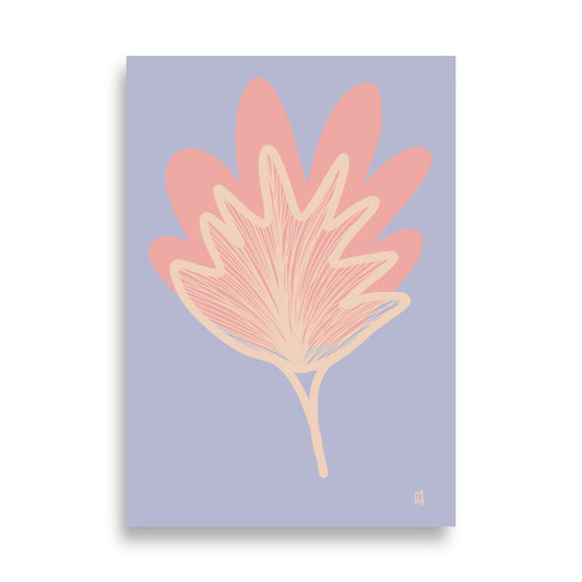 alt="Póster infantil Mi planta en papel mate grueso – decoración divertida y original para habitación de niños"