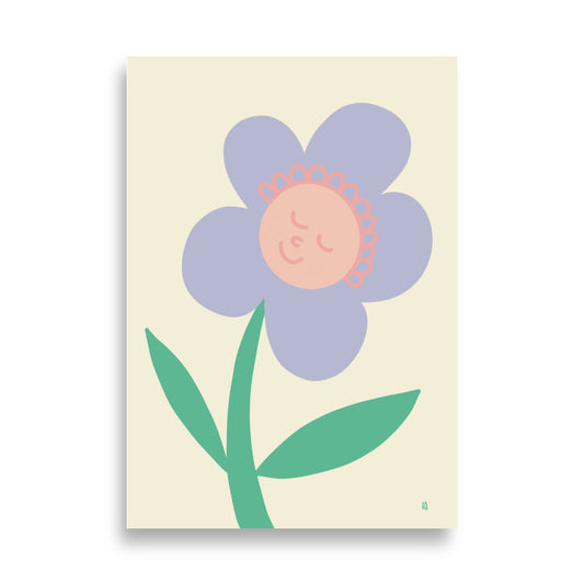 alt="Póster infantil Primavera en papel mate grueso – decoración divertida y original para habitación de niños"