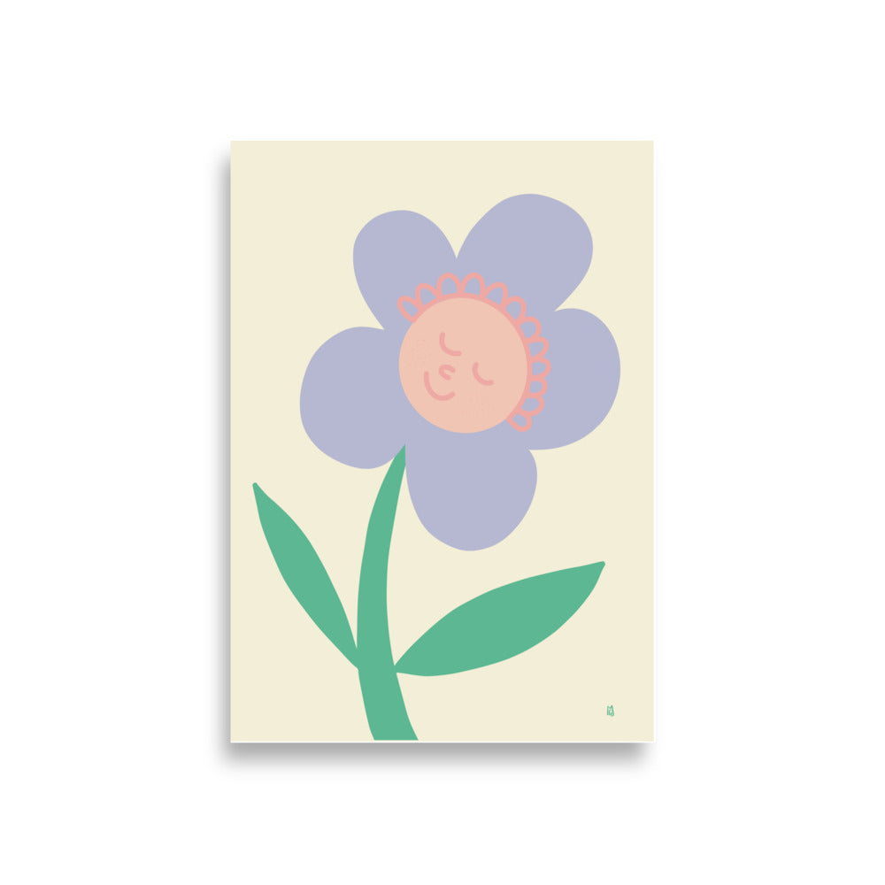 alt="Póster infantil Primavera en papel mate grueso – decoración divertida y original para habitación de niños"