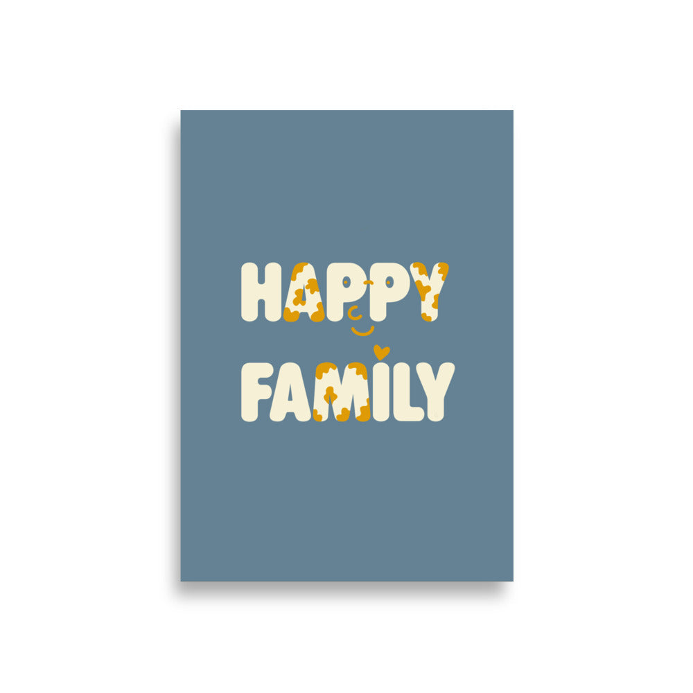 Lámina infantil Happy Family