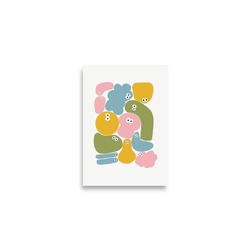 Póster infantil Jojo - edición limitada con diseño colorido y divertido, ideal para habitaciones infantiles.