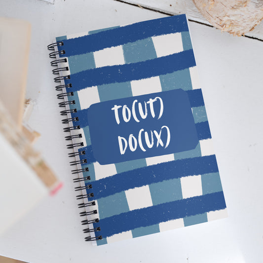 alt="Libreta To Do – cuaderno creativo de anillas con diseño floral, 100 páginas punteadas para embarazo, recetas o journaling"