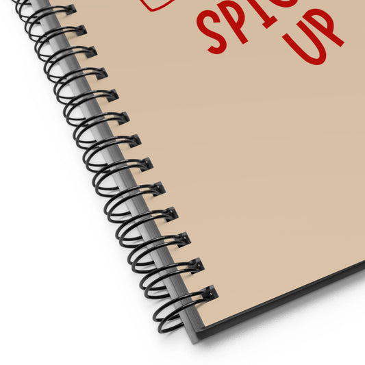 Libreta Spice it up rojo – Cuaderno creativo de anillas para recuerdos, recetas y pensamientos - Kago Studio